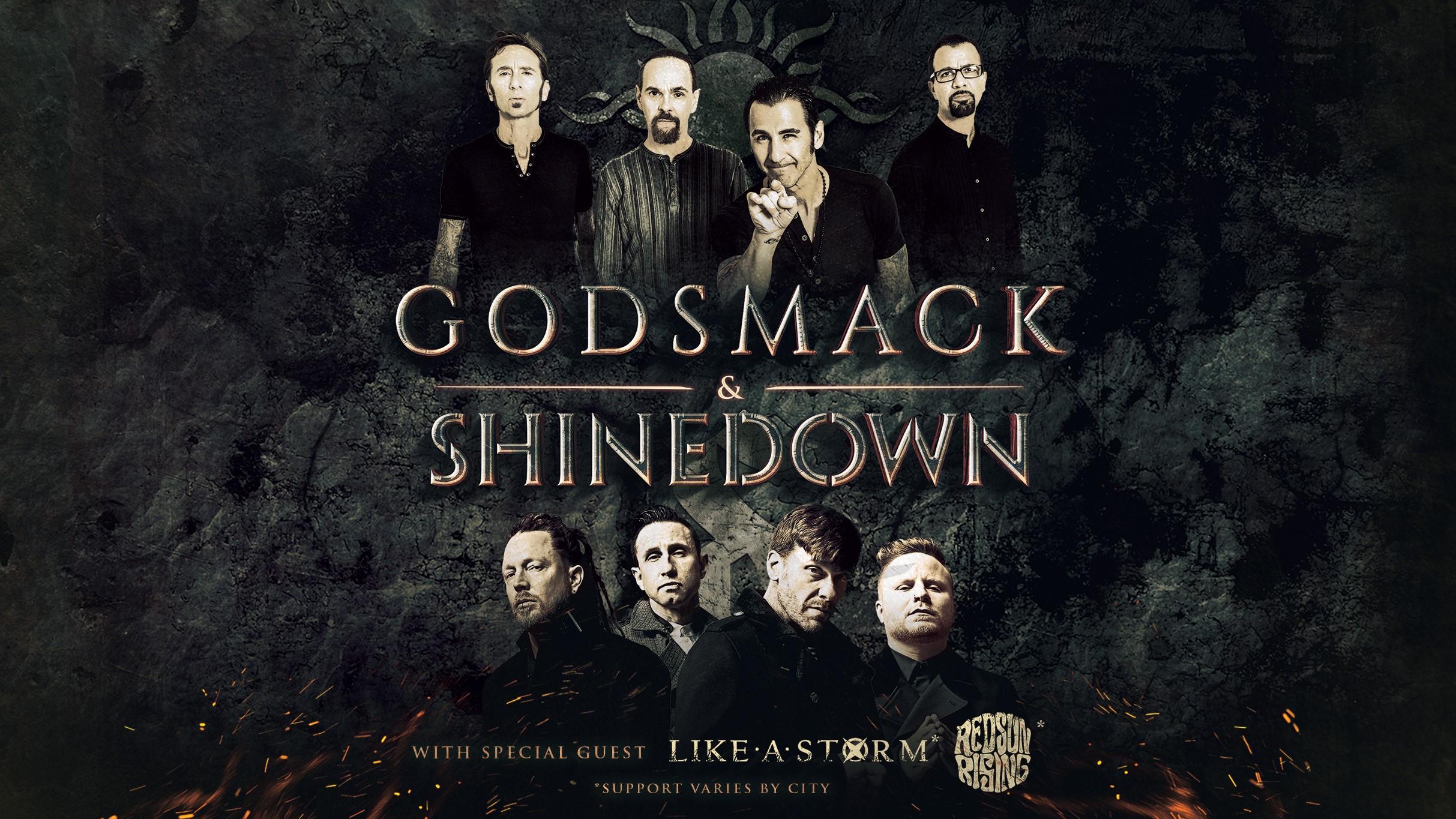 Live Nation Entertainment Godsmack And Shinedown Announce Co