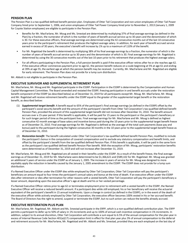 Otter Tail Corporation 2023 Proxy Statement