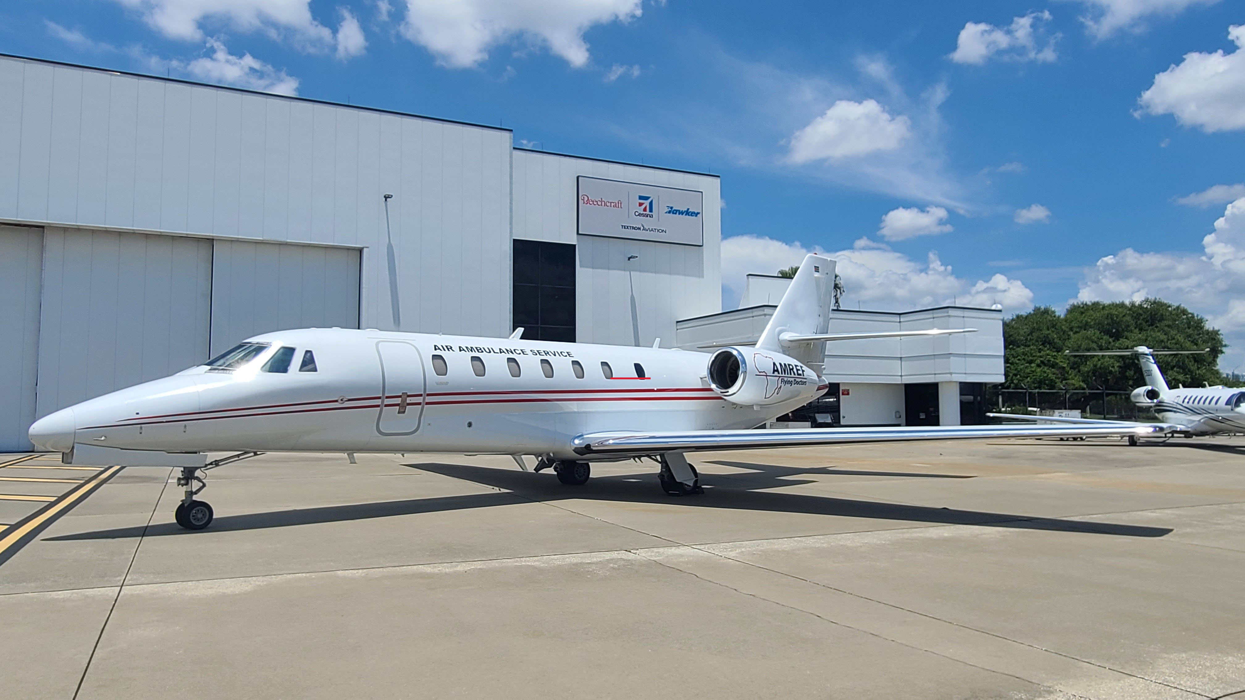 AMREF Flying Doctors Cessna Citation Sovereign exterior