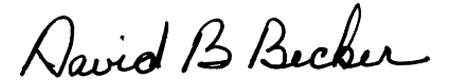 david becker signature