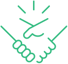 icon of hands holding