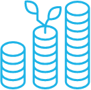 icon of stacked coins